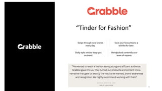 24
“Tinder for Fashion”
 