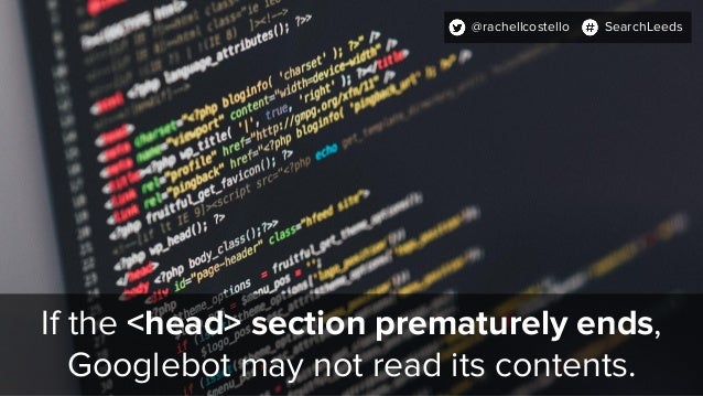 SearchLeeds 2018 - Rachel Costello - DeepCrawl -  Stop confusing search engines with conflicting website signals Slide 19
