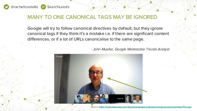 SearchLeeds 2018 - Rachel Costello - DeepCrawl -  Stop confusing search engines with conflicting website signals Slide 23