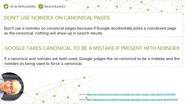 SearchLeeds 2018 - Rachel Costello - DeepCrawl -  Stop confusing search engines with conflicting website signals Slide 43