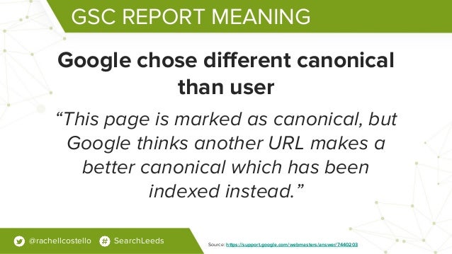 SearchLeeds 2018 - Rachel Costello - DeepCrawl -  Stop confusing search engines with conflicting website signals Slide 53