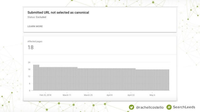 SearchLeeds 2018 - Rachel Costello - DeepCrawl -  Stop confusing search engines with conflicting website signals Slide 57