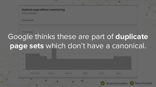 SearchLeeds 2018 - Rachel Costello - DeepCrawl -  Stop confusing search engines with conflicting website signals Slide 61