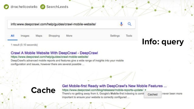 SearchLeeds 2018 - Rachel Costello - DeepCrawl -  Stop confusing search engines with conflicting website signals Slide 65