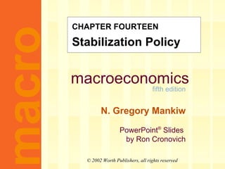 CHAPTER FOURTEEN Stabilization Policy 