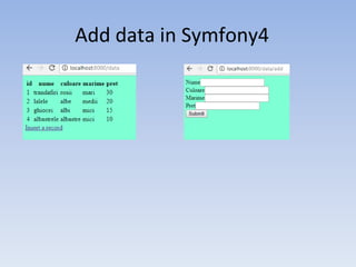Add data in Symfony4
 