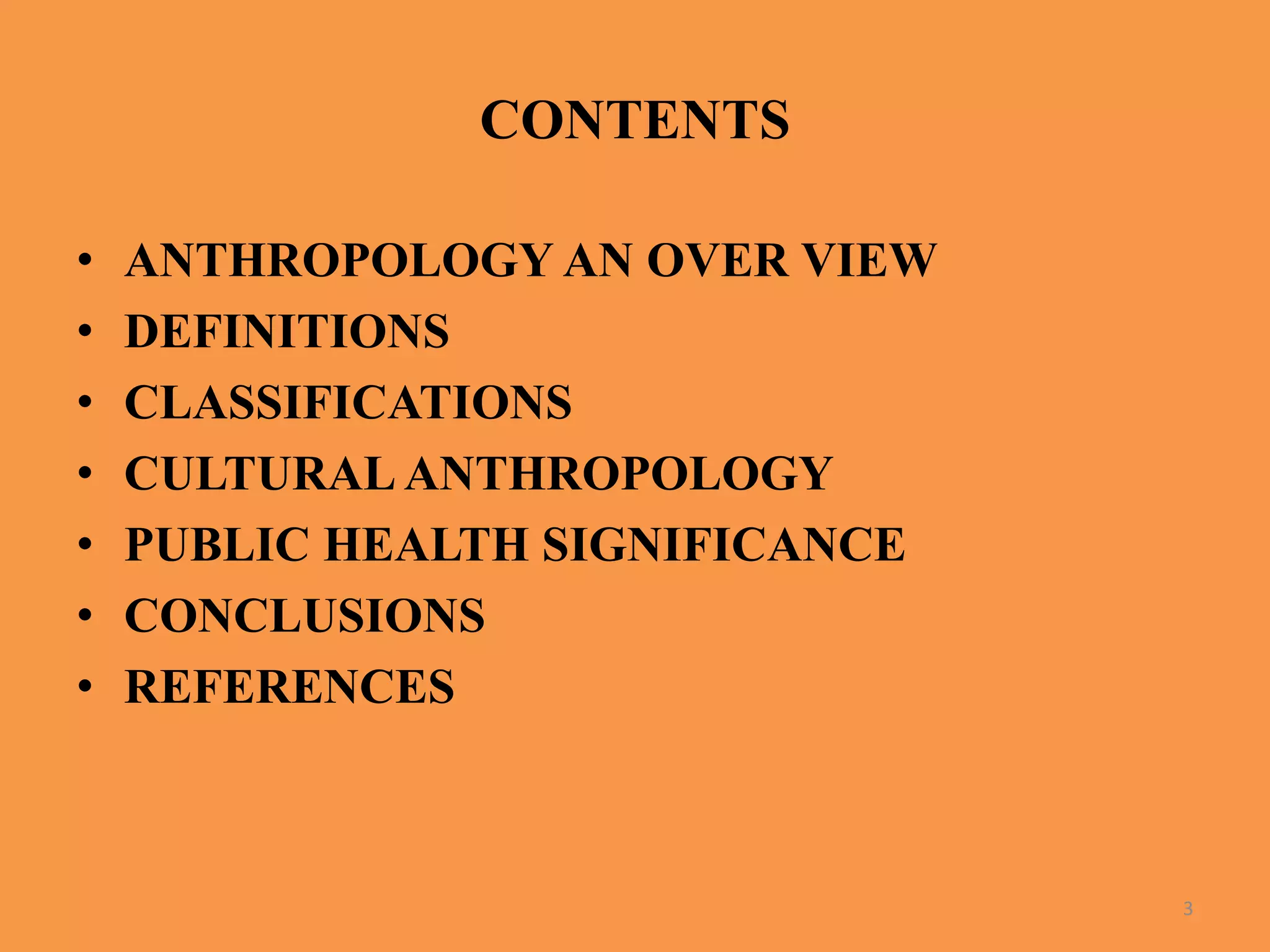 Anthropology | PPTX