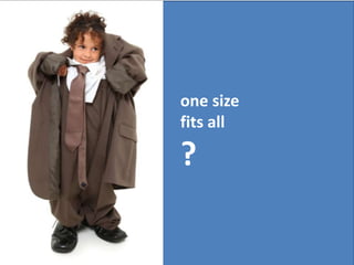 one size
fits all

?
 