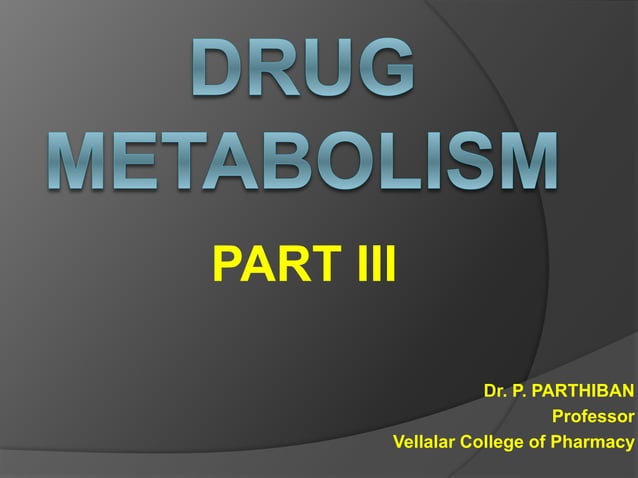 Drug metabolism Phase II reaction | PPTX | Chemistry | Science