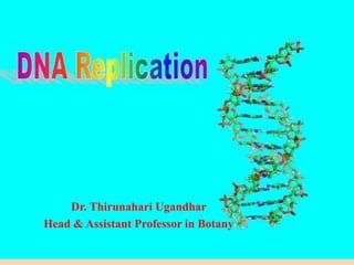 Dr. Thirunahari Ugandhar
Head & Assistant Professor in Botany
 