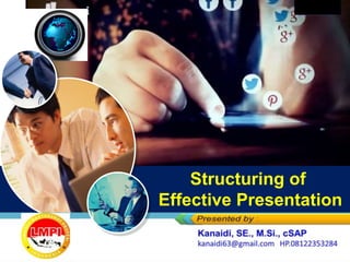 LOGO
Structuring of
Effective Presentation
 