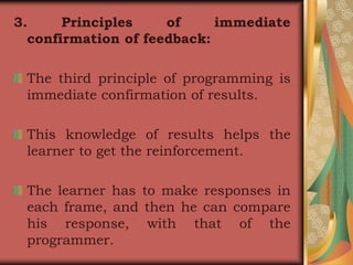 Methods of teaching - Programmed learning | PPSX