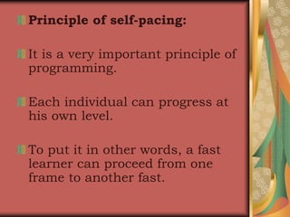 Methods of teaching - Programmed learning | PPSX