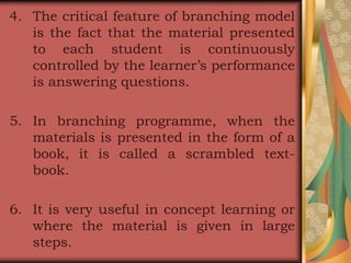 Methods of teaching - Programmed learning | PPSX
