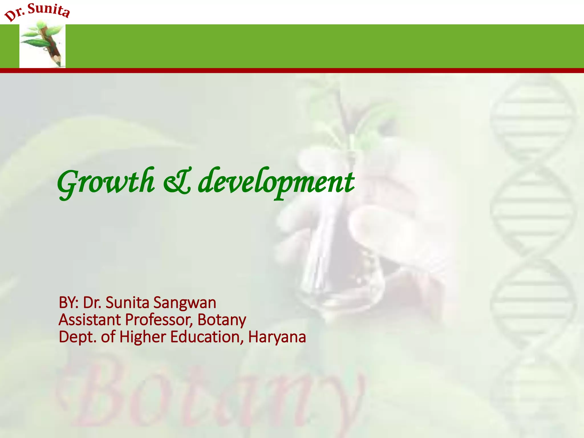 Growth and development | PPTX