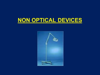 NON OPTICAL DEVICES
 