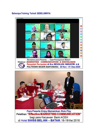 (2022) Silabus Training "Effective MARKETING COMMUNICATION in Digital 4 ...