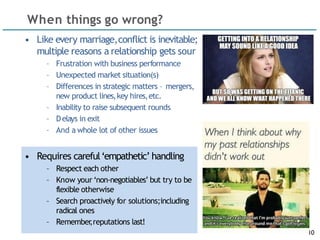 When things go wrong?
• Like every marriage,conflict is inevitable;
multiple reasons a relationship gets sour
– Frustratio...