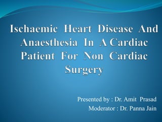 Presented by : Dr. Amit Prasad
Moderator : Dr. Panna Jain
 