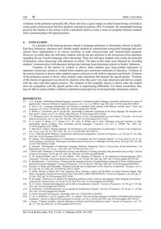 Portrait of students’ language politeness in elementary school | PDF
