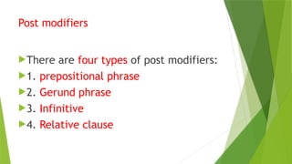 Noun Phrases and Determiners in English1 | PPTX
