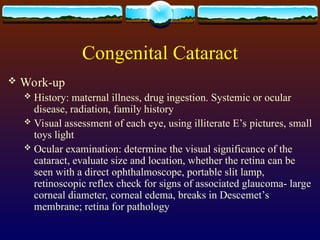 Comprehensive Overview of Cataracts: Causes, Diagnosis, and Treatment | PPT