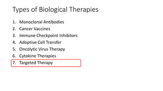 Advancements and New Directions in Biological Therapies for Cancer ...
