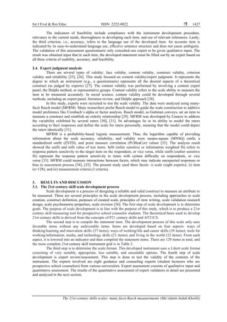 The 21st-century skills scales: many facet Rasch measurements | PDF