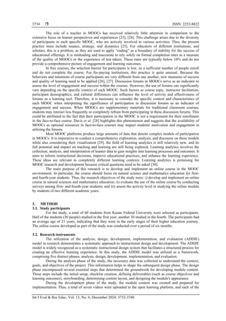 Implementing an online course in the MOOC environment with a focus on ...