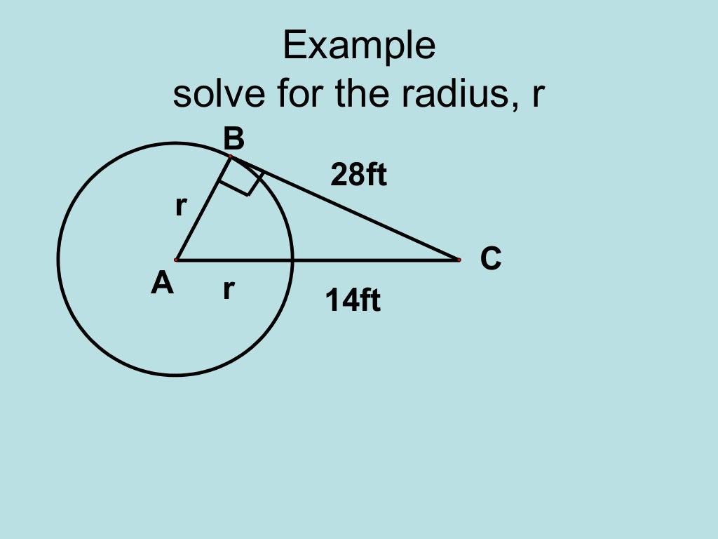14 2 tangents to a circle lesson