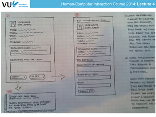 Human-Computer Interaction Course 2014: Lecture 4
 