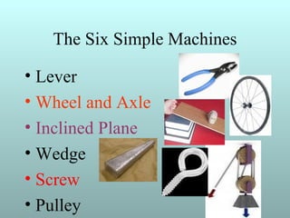 14 4 Simple Machines (A) | PPT