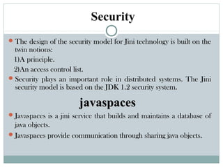 JINI Technology | PPT