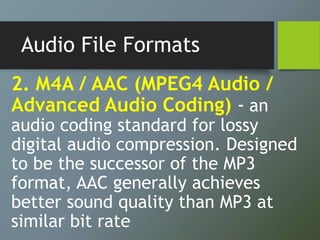 Audio Information and Media - Media and Information Literacy (MIL) | PPTX
