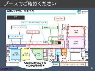 ブースでご確認ください

GrapeCityはこちら
★この会場の前★
24

 