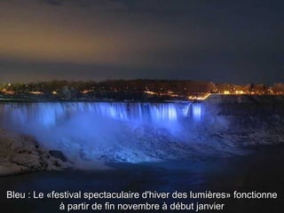 Bleu : Le «festival spectaculaire d'hiver des lumières» fonctionne
à partir de fin novembre à début janvier

 