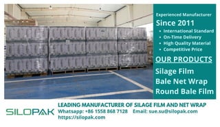 LLDPE Silage Wrap Film Manufacturer from China