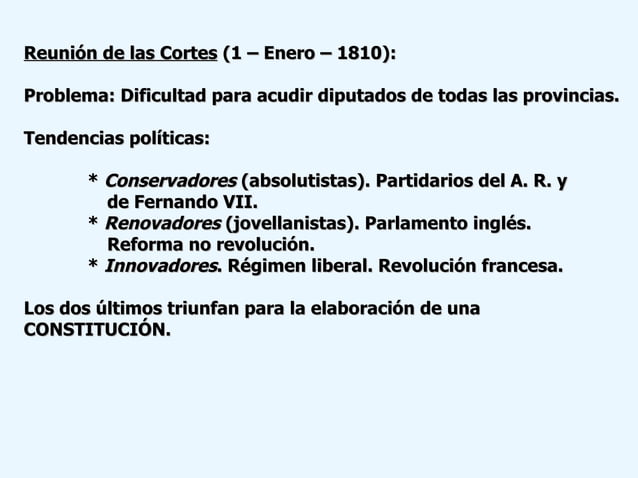 Las Cortes de Cádiz PPT