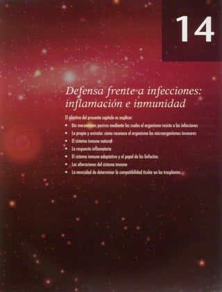 14   defensa frente a infecciones. inflamación e inmunidad