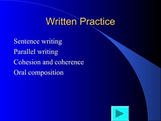 14. developing writing skills | PPT