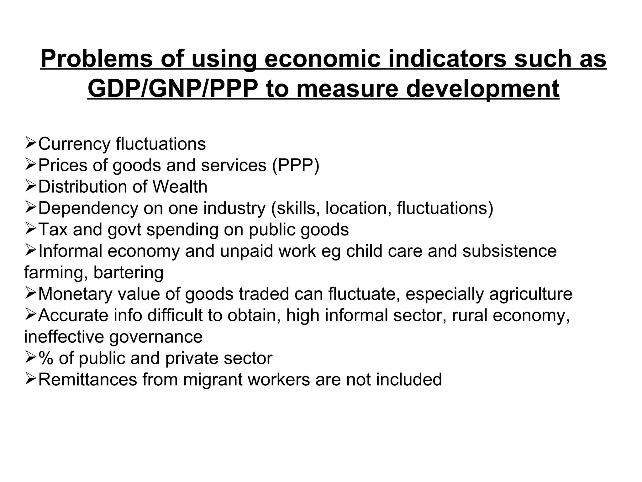 14 Development Definitions And Measuring Development | PPT