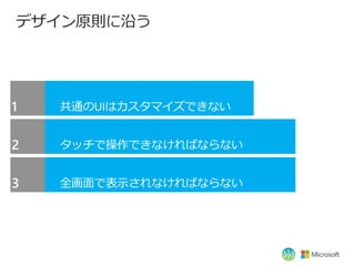 デザイン原則に沿う
 