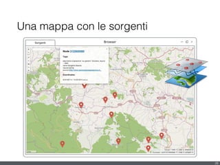 Una mappa con le sorgenti
Sorgenti
28
Browser
 