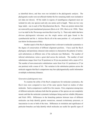 Evolution of DNA repair genes, proteins and processes | PDF