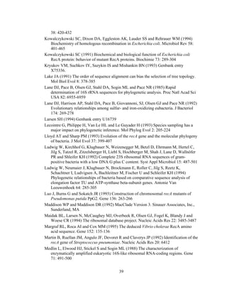 Evolution of DNA repair genes, proteins and processes | PDF