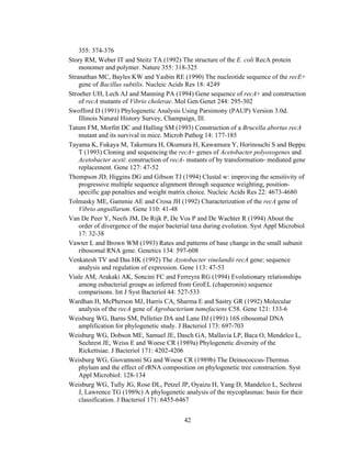 Evolution of DNA repair genes, proteins and processes | PDF