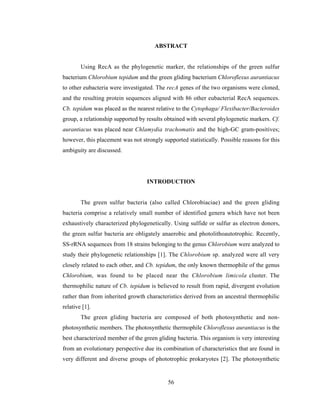 Evolution of DNA repair genes, proteins and processes | PDF