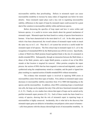 Evolution of DNA repair genes, proteins and processes | PDF