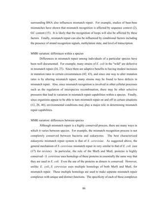 Evolution of DNA repair genes, proteins and processes | PDF