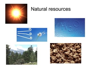 Natural resources

 